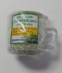 Vela con Cannabis