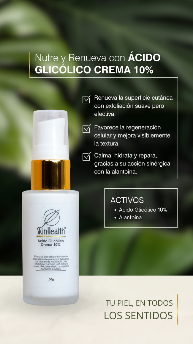 Ácido glicólico crema 10 %