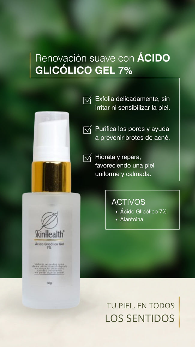 Ácido glicólico gel 7 %