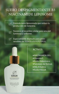 Suero Despigmentante B3 Niacinamide Liposome